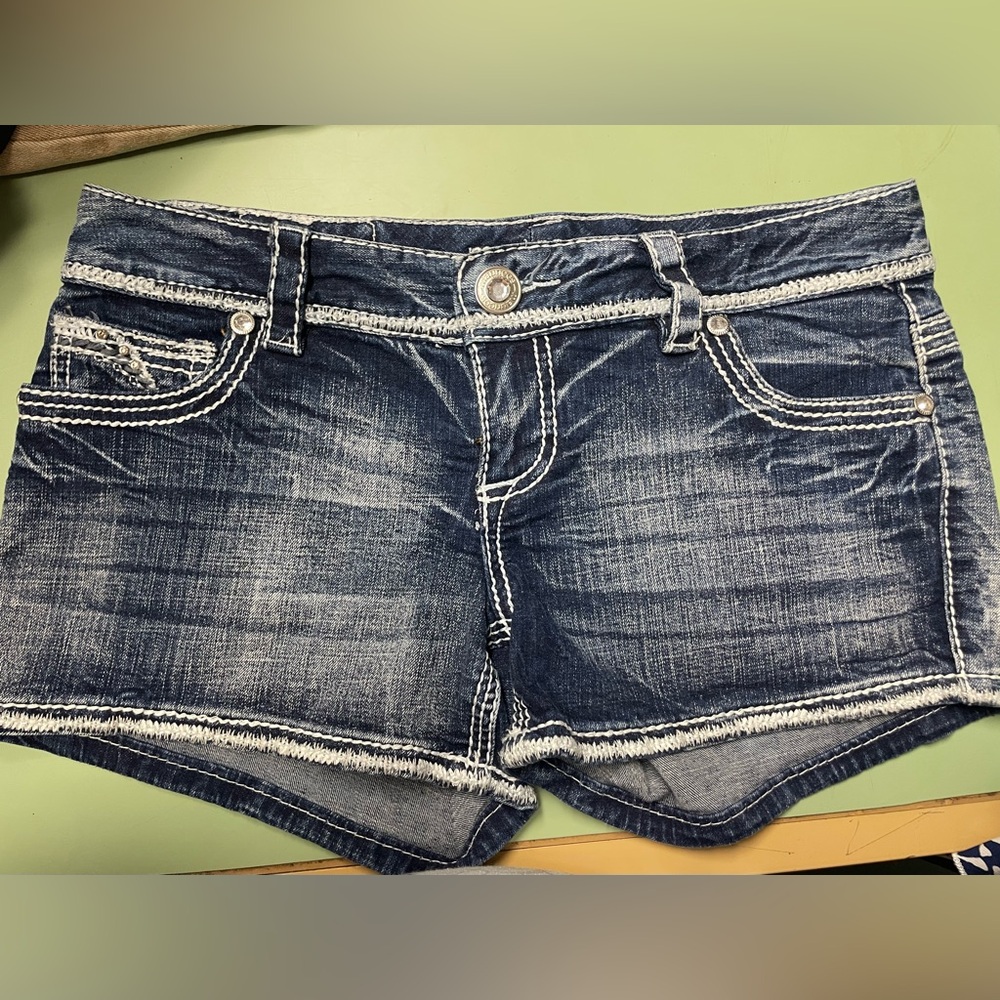 Maurices Blue Denim Shorts